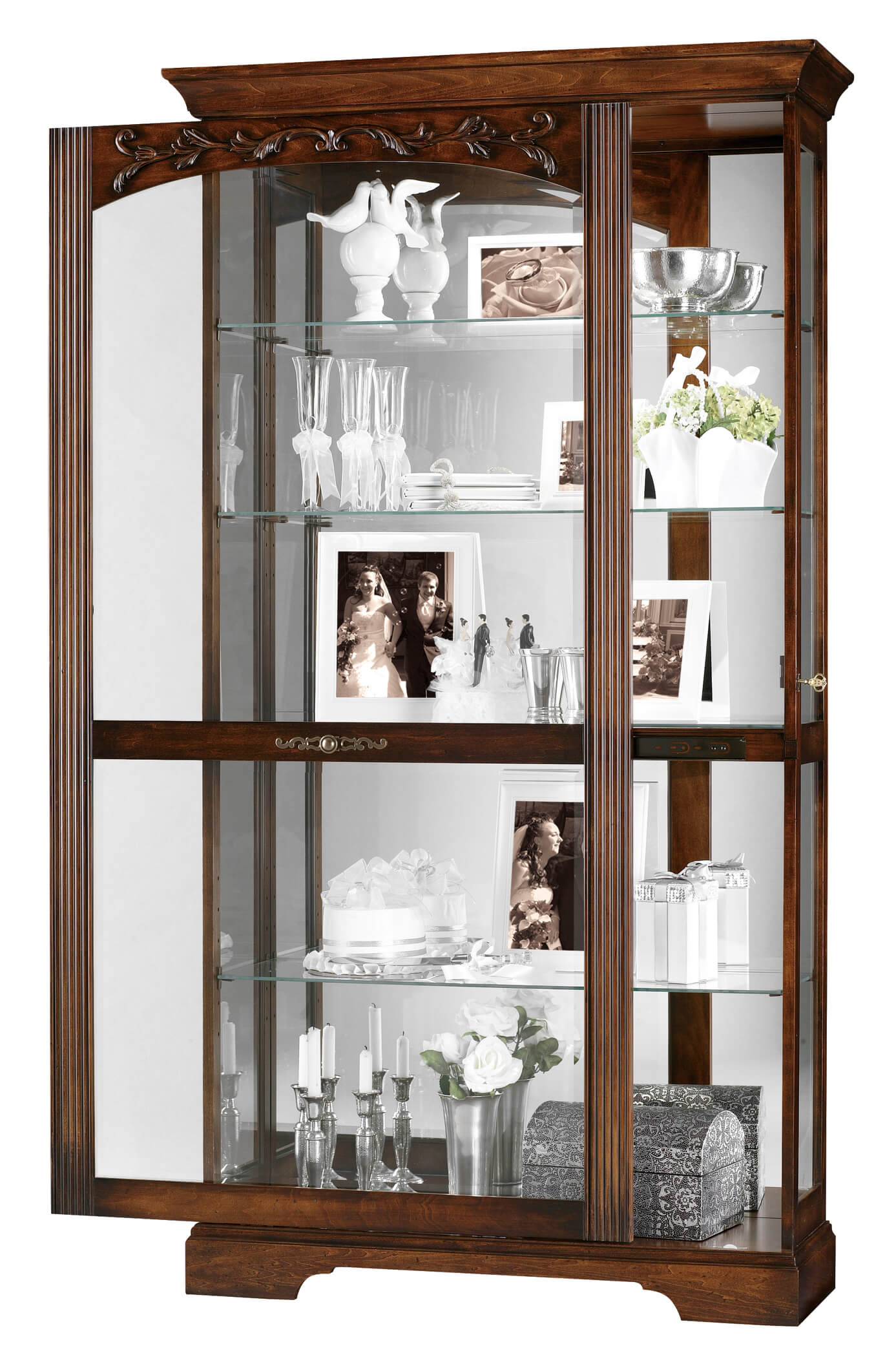 Howard Miller Hartland 680 445 Curio Display Cabinets C